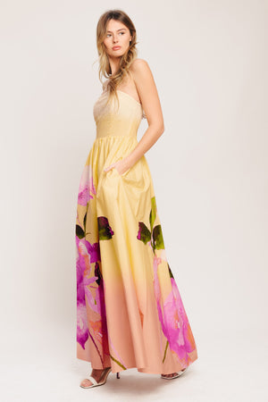 DREAMY OMBRE WOVEN MAXI DRESS