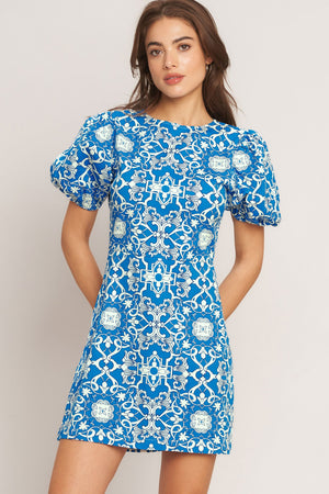 City Vibe Woven Mini Dress