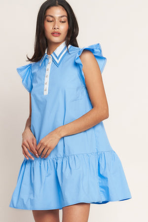 SWEET DAYS WOVEN MINI DRESS