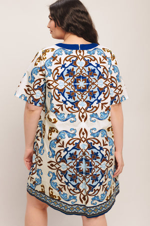 MEDITERRANEAN SOUL WOVEN MINI DRESS