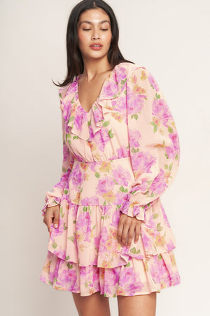 SWEET SERENDIPITY WOVEN MINI DRESS