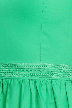 Sweet Verdant Woven Maxi Dress