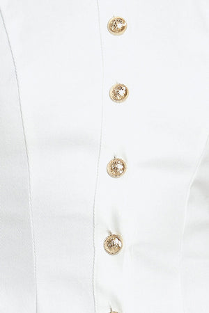 ALWAYS ADORABLE WOVEN MINI DRESS