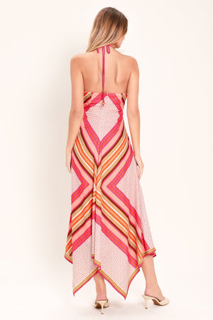 Paradise Code Woven Midi Dress