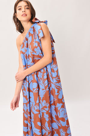 Lagoon Flow Woven Midi Dress