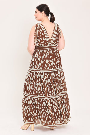 SPICED TERRAIN WOVEN MAXI DRESS