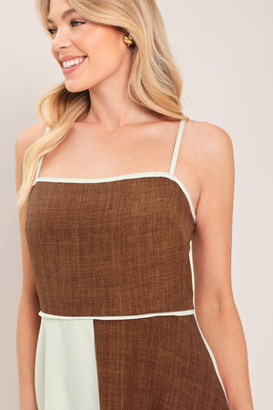 Sienna Form Woven Midi Dress