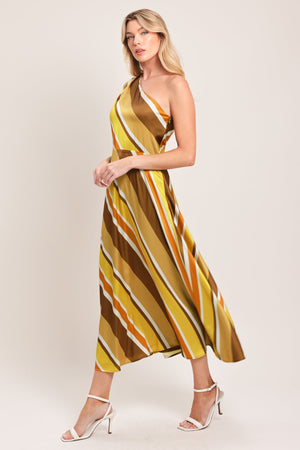 Soft Sunshine Woven Midi Dress