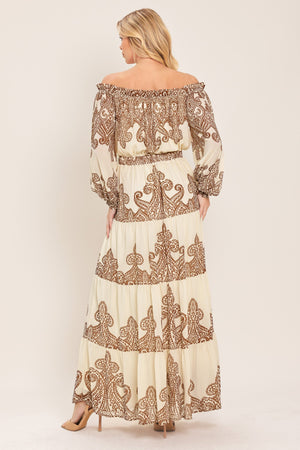 BELLA TERRA WOVEN MAXI DRESS