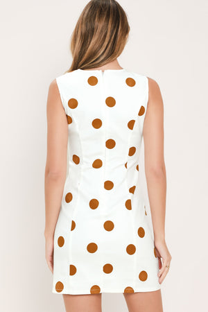 SUGAR SPOT SWEETHEART WOVEN MINI DRESS