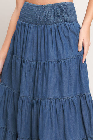 SUMMER SIMPLICITY LIGHTWEIGHT MAXI SKIRT