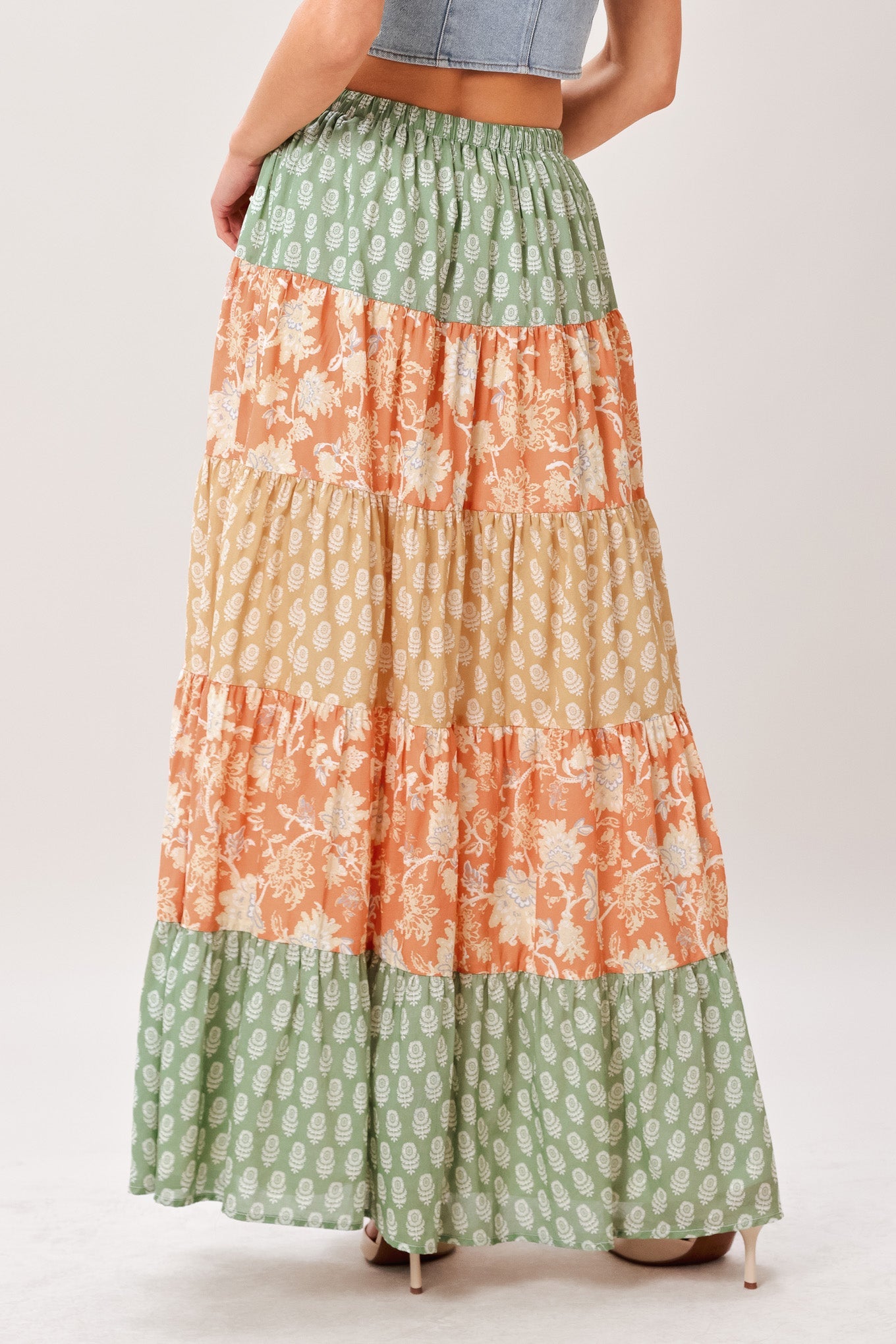 TERRA FLOW MIDI PRAIRIE SKIRT