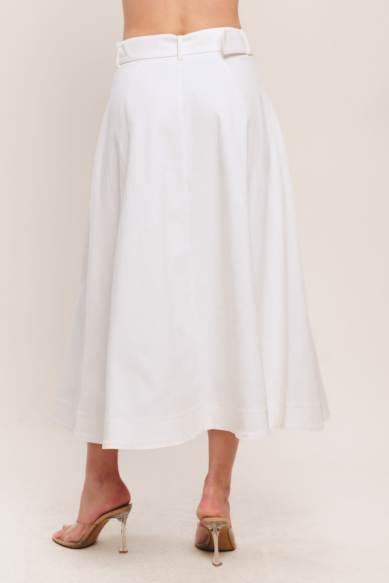 EASY WEAR WESTERN WOVEN MIDI SKIRT