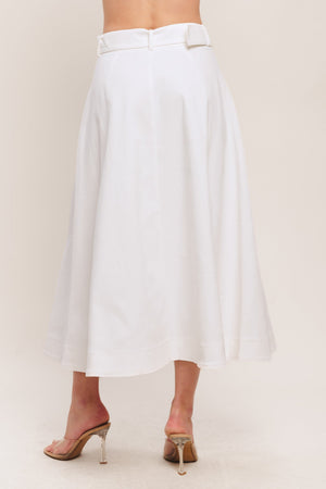 EASY WEAR WESTERN WOVEN MIDI SKIRT