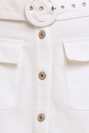 EASY WEAR WESTERN WOVEN MIDI SKIRT