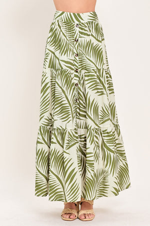 COASTAL CANOPY WOVEN MAXI SKIRT