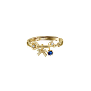 Charm Bow Adjustable Ring