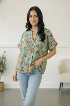 Jade Garden Easy Does it Blouse