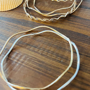 BIG WAVE BANGLE BRACELET