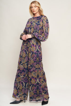 WHISPERING PINES WOVEN JUMPSUIT