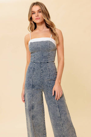 BEAUTIFUL AS YOU DENIM JUMPSUIT
