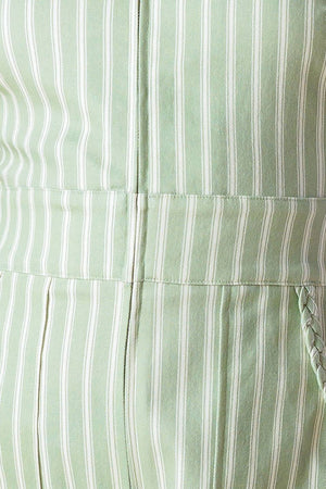 COUNT ME IN OLIVE WOVEN JUMPSUIT