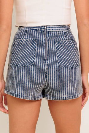 OCEAN BLISS DENIM SKORT