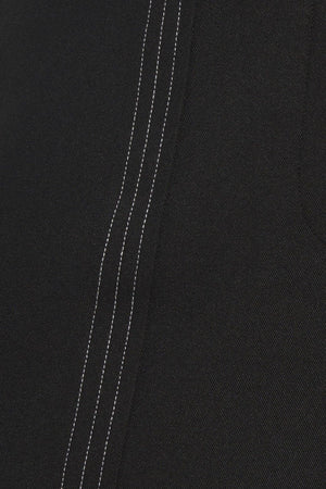 RUNWAY READY BLACK WOVEN WIDE LEG PANTS