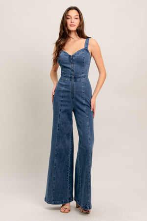 THE PERFECT FIT DENIM JUMPSUIT
