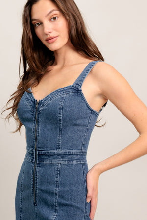 THE PERFECT FIT DENIM JUMPSUIT