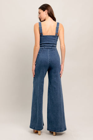 THE PERFECT FIT DENIM JUMPSUIT