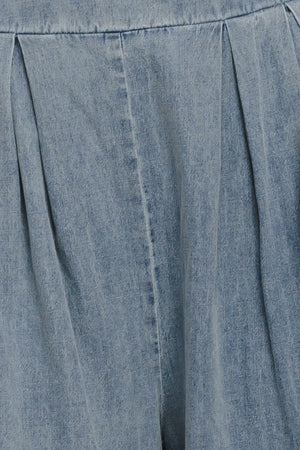 RELAXED DRAPE LIGHTWEIGHT DENIM PANTS