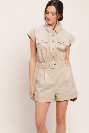 EVERYDAY UTILITY WOVEN ROMPER