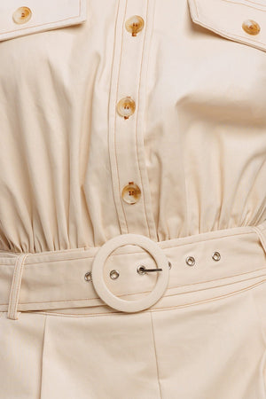 EVERYDAY UTILITY WOVEN ROMPER