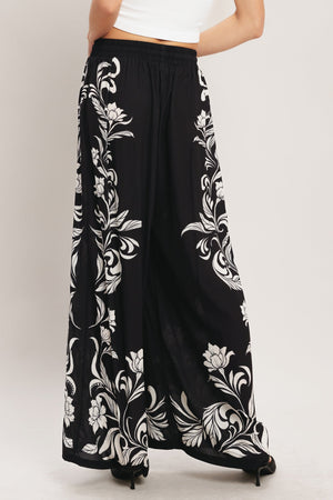 Black Riviera Woven Pants