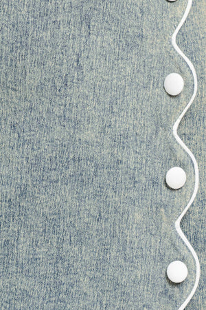 Sweet Detail Denim Skort