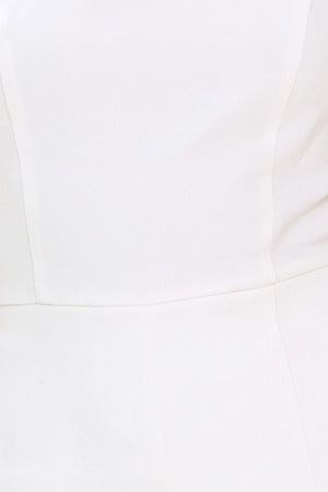 CHAMPAGNE & PEARLS WOVEN ROMPER