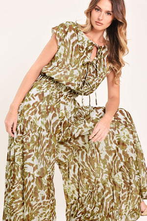 GOLDEN GROVE WOVEN JUMPSUIT