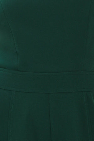 EMERALD IMPACT HUNTER GREEN EXTRA WIDE-LEG JUMPSUIT