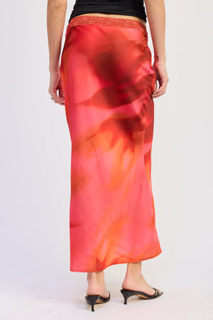 Satin Maxi Skirt