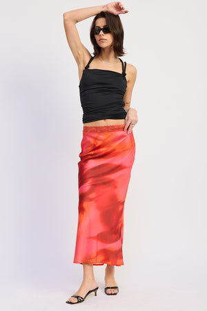 Satin Maxi Skirt