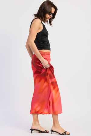 Satin Maxi Skirt