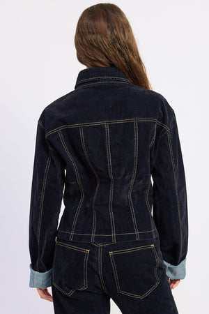 Button Up Long Sleeve Denim Jacket&nbsp;