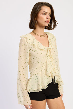 Flutter Open Butterfly Top