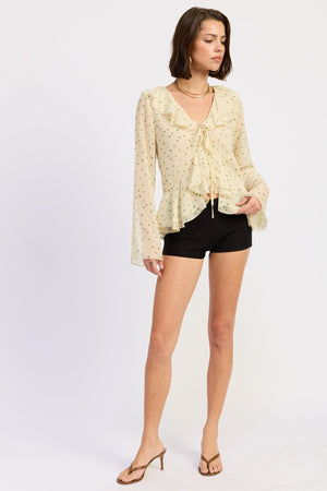Flutter Open Butterfly Top