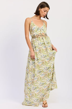 Maxi Open Tie Back Dress