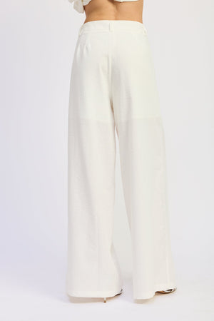 Wide Leg Linen Pants