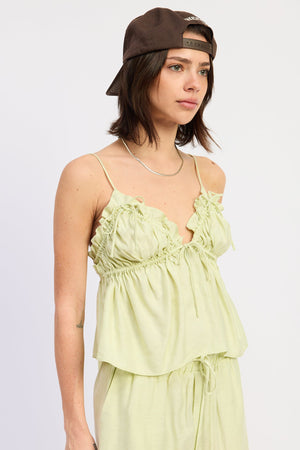 Ruffled Baby Doll Top