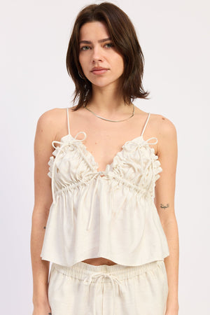 Ruffled Baby Doll Top