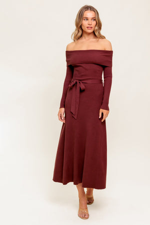 ALL A FANTASY SWEATER MIDI DRESS